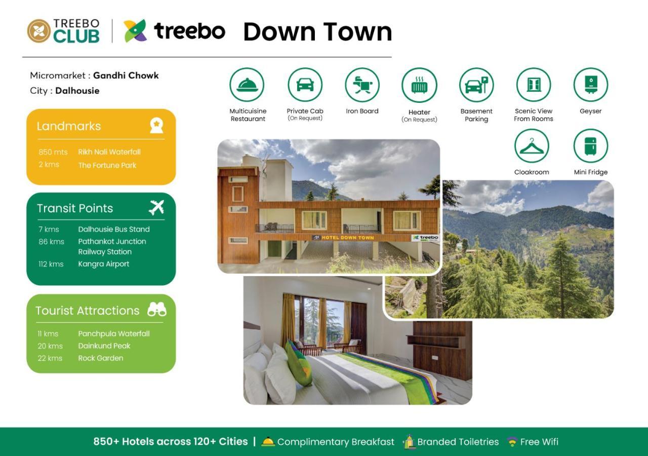 Hotel Treebo Down Town, Dalhousie Extérieur photo